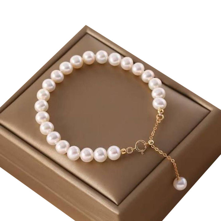 White%20Pearl%20Beads%20Beautiful%20Bracelet%20for%20Girls%20woman%20-%20Image%202