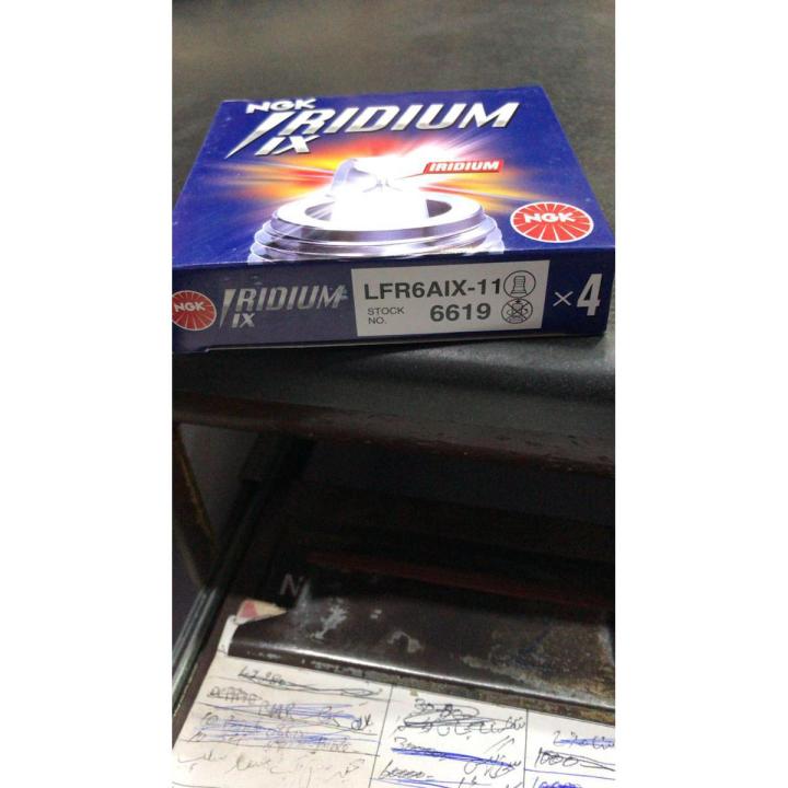 NGK Spark Plug Iridium (LFR6AIX-11) Suitable for Toyota Vitz, Toyota Passo, Toyota Belta, Toyota HiRoof