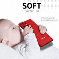 Official SamSung Galaxy S22 Ultra Silicone Cover, Red. 