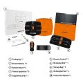 IMATE imate3 Wireless Six Pad Body Toning ABS Fit Weight Muscle Training Gear Belt with Remote Control for Male Black. 