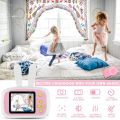 Kids Digital Camera Cute Rabbit Bear Cartoon Silicone Protective Case HD 1080P Video Digital Camera Toys for Children. 