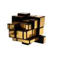 Original Qiyi Mirror Cube 3x3 Golden Sticker Less Qiyi Warrior S Best Quality Fast Speed Magic Rubik Speed Cube Educational Puzzle Toys. 