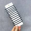 【ETOP】12Pcs/Set 6-8cm Matte Solid Black Barrettes Metal Hair Clips Styling Tools Fashion Girls Hairpins Hair Accessories For Women Headwear. 