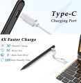 Universal Active Stylus Pen for iOS and Android Tablet/Phone Stylus Pen Palm Rejection, Tilt Sensitivity, High Precision, Magnetic Universal Stylus Touchscreen Pen for Android and iOS. Works with Any Mobile/Tablet iPad Xiaomi Samsung Painting Pen Drawing. 