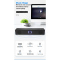 Computer Speakers With Built-in Four Loudspeaker Diaphragm Multimedia Speaker Heavy Bass Subwoofer Volume Control 3.5mm Audio USB Wired Gaming Powered  for PC Laptops Desktop. 