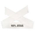 100% Jesus Sport Tie Headband Soccer Football Athletics Fitness Sweatband Bandana. 