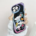 Hontinga for Redmi A3x Redmi A3 Back Cover Cute Cinnamoroll Cream Texture Phone Case Wavy Edge Soft Silicone Cover. 