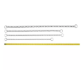 Dog Choke Chain Imported , Size = Large , Antirust pure silver material. 