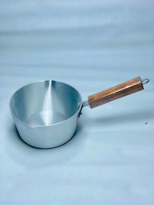 High Quality Silver Milk & Sauces Pan Small 2 liter (02)