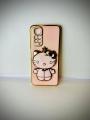 Xiaomi Redmi Note 11 Back Cover Hello Kitty Mirror Folding Bracket Luxury 6D Plating Case Soft Silicone Case - Mirror Hello Kitty Back Cover - Girls Back Cover. 
