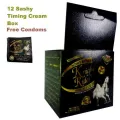 Knight Rider Pack Of 12 Extra Timing Condoms Black. 