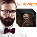 ip natural temporary black beard coloring dye color beard shampoo instant hair dye black beard paint men's beard shampoo dropsh. 