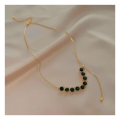 Hunts Best Trendy Green Zircon Adjustable Necklace for Girls and Women. 