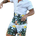 FN Men Coconut Tree Printed Short Suit. 