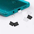 10pcs Charging Port Micro USB Type-c Plug- Protection Jacksets Dustpremoval Tool -Waterproof Soft Silicone Type C USB Dust Plug New. 