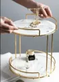 Cake Stand Creative Cake Stand 2-Tier Cupcake Stand Dessert Display Plate Serving tray. 