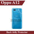 Oppo A12 Back Jelly Protector Clear Soft Protection Film Transparent Hydrogel Film Protector For A12. 