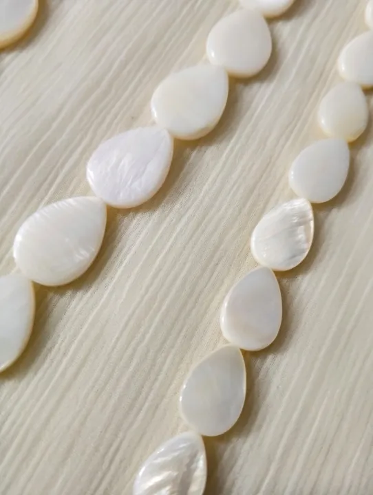 7,%2010pcs%20Natural%20Flat%20Droplet%20White%20Mother%20of%20Pearl%20Sea%20Shell%20Beads%20for%20Crafting%20-%20DIY%20Crafting%20Elegant%20Jewelry%20Making%20Supplies%20-%20Image%202