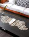 Gold Table Runner, Center Table Dressing Table Non-Slip Dining Mat 12x36 inch. 