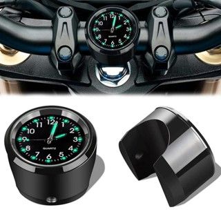 Motorcycle Quartz Clock Bike Handlebar Watch Aluminum Clock Universal