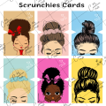 Scrunchies Display Cards/Customized Scrunchies Cards, Hair Pin, Hair Ties Jewelry Display Holder for Packing Handmade/Small Business Scrunchies and Hair Ties Display Supplies/Custom Scrunchies Cards for Wedding Favors - Packagiing Supplies. 