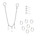 1 Set Anime Horimiya Miyamura Izumi Same Earring And Lip Nail Set Clothing Accessories Jewelry Cosplay Costume Accessories. 