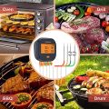 WiFi Grill Meat Thermometer IBBQ-4T with 4 Colored Probes, Wireless Barbecue Meat Thermometer with Calibration, Timer, High and Low Temperature Alarm for Smoker, Oven, Kitchen, Drum. 