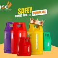 Fiber LPG Gas Cylinder 10 kg Burhan Gas Multi Colour. 