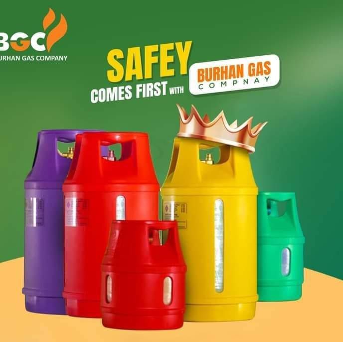 Fiber LPG Gas Cylinder 10 kg Burhan Gas Multi Colour