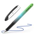Schneider Voyage Fountain Pen With Reinforced Steel Nib M (Made in Germany) School Pen, Rubber Grip - Inkpen - Fountain ink pen. 