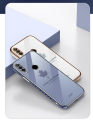 For Huawei Honor 9X Cover + Wrist Strap Fashion Shiny Maple leaf Plating Square Bumper Phone Case Soft TPU Silicone Shockproof Protective Back Cover. 