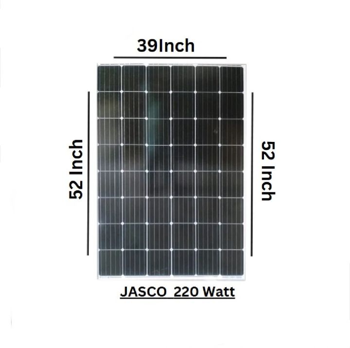 Jasco Solar Panel(Pack of 2) 220-Watt A+GRADE Panel