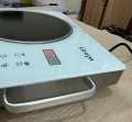 GROPA Electric Stove for cooking, Hot Plate heat up in just 30 second , Easy to clean, 2200W, Automatic Electric Ceramic Cooker Infrared (WHITE). 