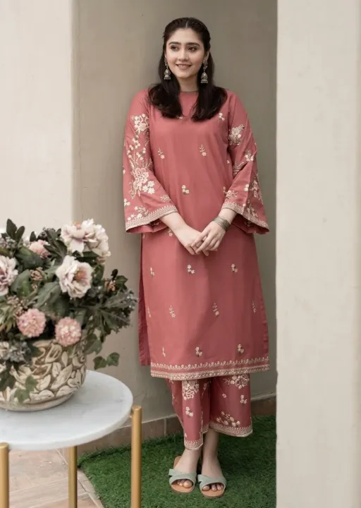 2pc%20Unstitched%20Winter%20Embroidered%20Dhanak%20Shirt%20Trouser%20for%20Women%20%7C%20Embroidered%20Shirt%20and%20Trouser%20-%20Image%202