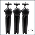 "Pack of 3 Mini Phone Tripods – Tabletop Smartphone Stands with Ball Head & Universal Mount Clip Holder". 
