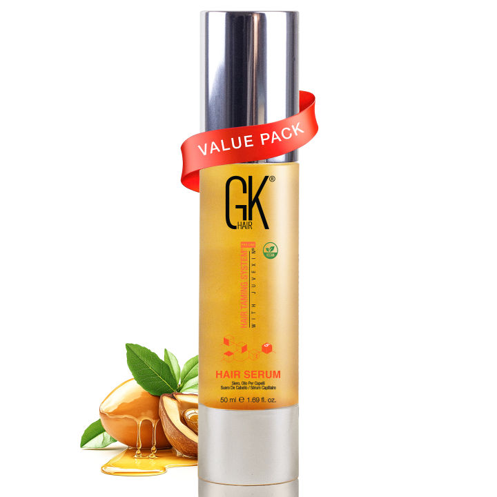 GK Hair Argan Oil Hair Serum 1.69 fl.oz / 50ml For shine and Frizz Free Hair