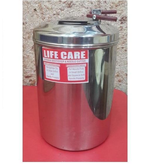 LIFE CARE SYRINGE / NEEDLE DESTROYER - 5 LITER