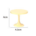 Dollhouse DIY Mini Round Table Micro Scene Model Bedroom Family Toys Doll Gift SEVICH. 