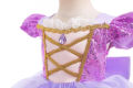 ZEBF--Rapunzal Girl Princess Dress Cosplay Tangled Halloween Birthday Party Vestido Kids Birthday Costume. 