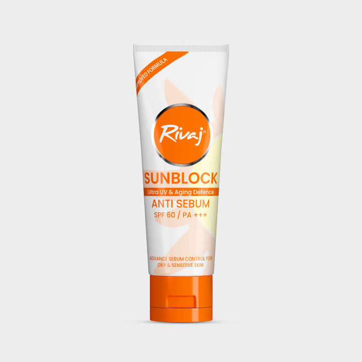 Rivaj UK - Sunblock Anti-Sebum SPF60 (40ml)