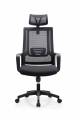 Office Chair Adjustable Computer Swivel Modern Ergonomic home Chair Fabric Mesh Chair with Back Support Arms and Wheels for Home Work and Students Study Black. 