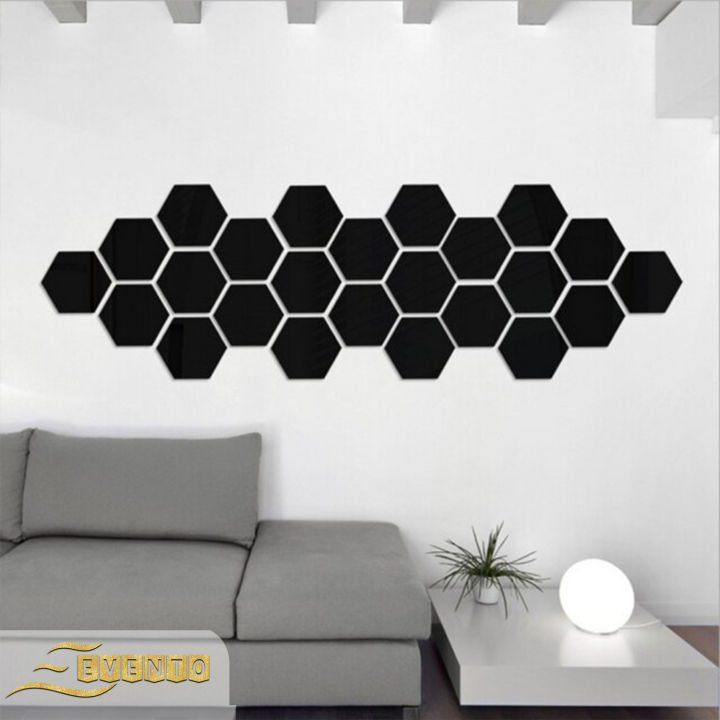 Evento%20Acrylic%20Mirror%20Hexagon%203d%20Wall%20Sticker%20Sets%20Decore%20Art%20Hexagonal%20Design%20Decoration%20For%20Home%20Decor%20Living%20Bed%20Room%20And%20Offices%20And%20For%20Gifts%20Piece%20Item%20Silver%20Golden%20Black%20(12%20pieces)%20-%20Image%205