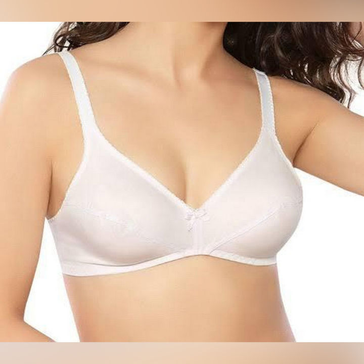 IFG Ladies Classic Cotton Bra - White Color