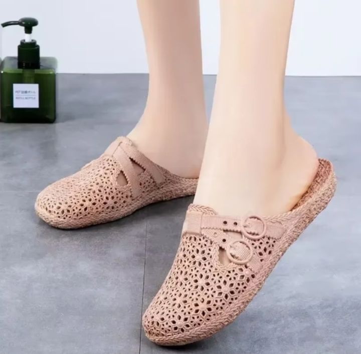 Cross Comfy Slippers for Women | High-Quality Nylon Flip Flops