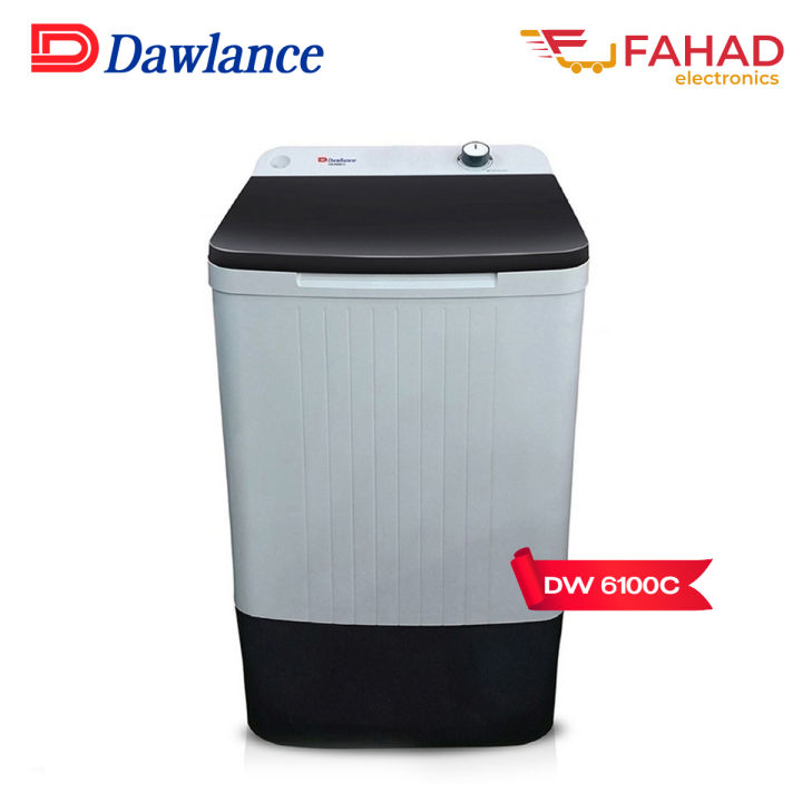 Dawlance 8 kg Single Tub Washing Machine DW 6100C Black