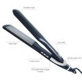 Ubeator - LED Display Ceramic Glaze Hair Straightener Flat Iron Electric Straightening Iron-593-Black. 