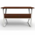 Skyrise K- Shaped Office Table Desktop Table With Book Shelf Office Desk Book Shelf Laptop Table Computer Table Study Table Writing Table Home. 