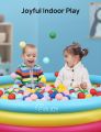 Inflatable Round Swimming Pool 35.4" x 9" | Outdoor & Indoor Bath Tub for Kids Pool/Bathing Tub-Portable & Foldable (3FT Round Sunset Glow Baby Pool) | Swimming Pool Bath Tubs for Kids. 