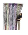 Multy Foil Fringe 4 Ft Height And 30 Ft Length Shiny Curtains For Party, Prom, Birthday, Event Decorations. 