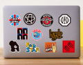 60 Pcs Classic Rock & Music Band Sticker Pack | Premium Waterproof Graffiti Decals for Guitar, Laptop & Bike. 